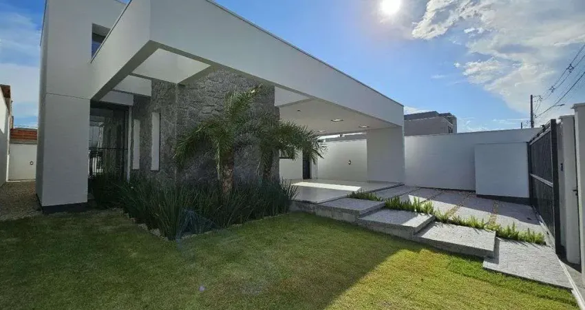 Casa alto padrão com 4 quartos e piscina no bosque da mata – tijucas/sc