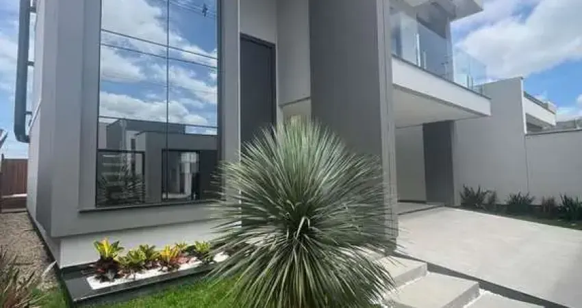 Casa de alto padrão com spa e pé direito duplo no dom geraldo – tijucas/sc