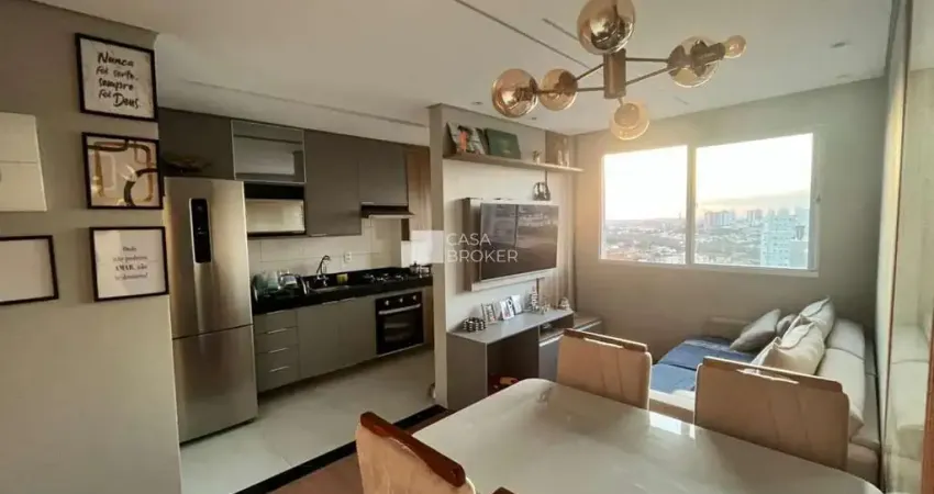 Apartamento moderno com 2 dormitórios e vaga coberta no parque industrial