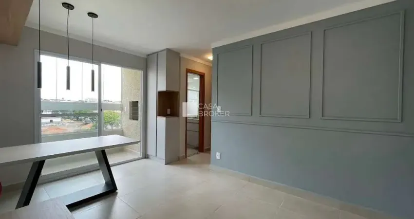 Apartamento com acabamento moderno, 2 dormitórios sendo 1 suíte com varanda gourmet no jardim nova europa