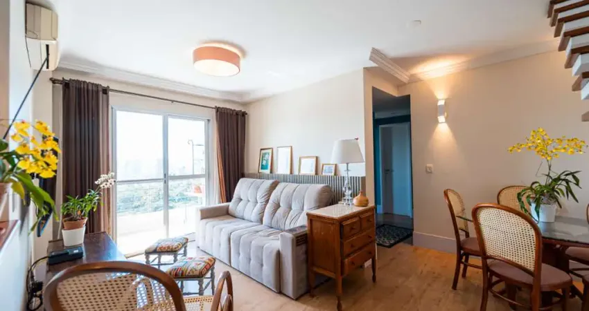 Cobertura para venda em paraíso do morumbi com 3 quartos, sendo 2 suítes, 142m²