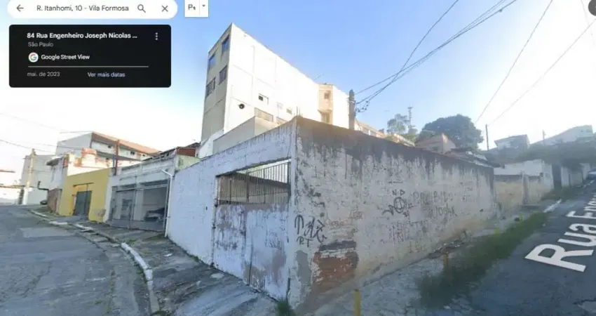 Terreno à venda na Rua Itanhomi, 10, Vila Formosa, São Paulo
