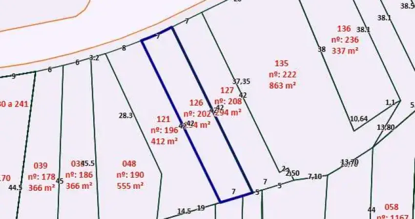 Terreno à venda na Rua Humberto de Campos, 202, Vila Eldízia, Santo André