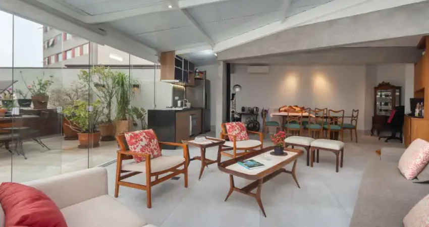 Cobertura para venda em pinheiros com 3 quartos, sendo 1 suíte , 162m²