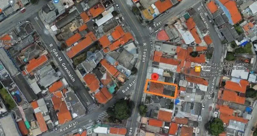 Terreno à venda na Rua Taipas, 895, Santa Maria, São Caetano do Sul