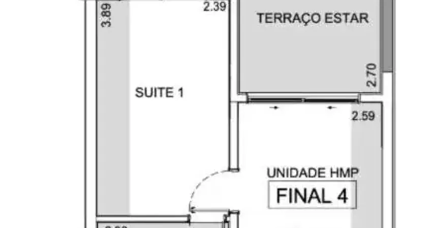 Apartamento tipo para venda em vila clementino com 1 quarto, sendo 1 suíte, 35m²
