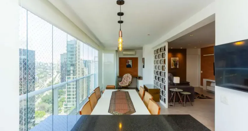 Apartamento para locação em brooklin com 3 quartos, sendo 3 suítes , 134m²