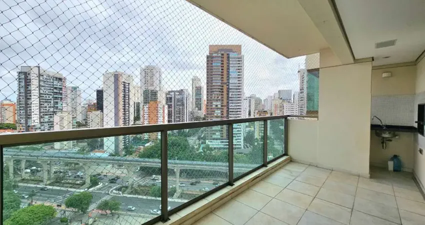 Apartamento para venda em Brooklin com 3 quartos, sendo 3 suítes , 142m²