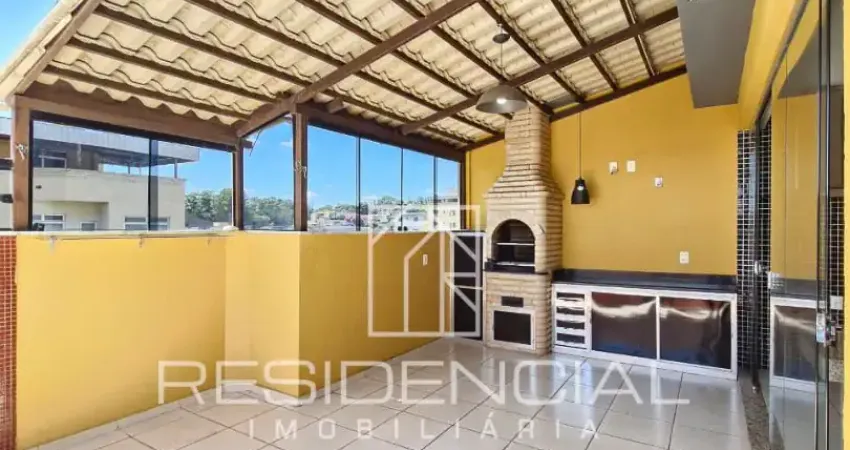 Excelente cobertura a venda no bairro porto velho - 03 quartos, 1 suíte, área externa e jacuzzi