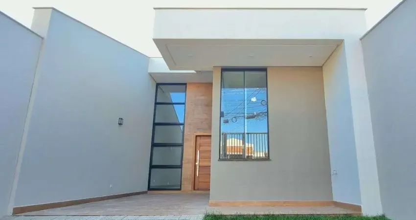 Casa Espaçosa e com Alto Padrão de Qualidade à venda, 3 Quartos, Suíte, Espaço Gourmet, Zona Sul, 130 m² por R$ 798.000,00 - Jardim Burle Marx - Londrina/PR