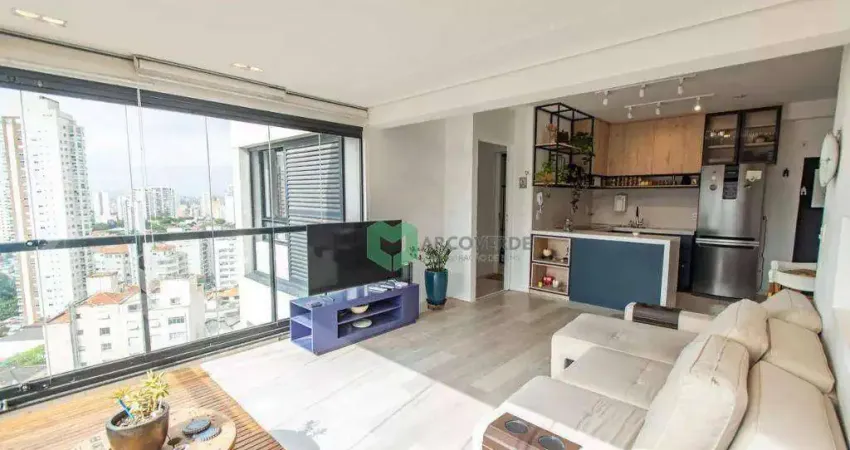 Apartamento mobiliado com 1 quarto para alugar, 50 m² por r$ 6.315/mês - vila mariana - são paulo/sp