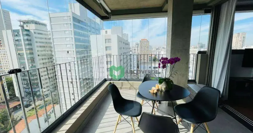 Apartamento com 1 dormitório à venda, 46 m² por r$ 1.020.000,00 - cerqueira césar - são paulo/sp