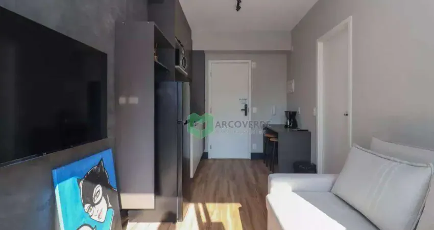 Apartamento com 1 dormitório, 28 m² - venda por r$ 450.000,00 ou aluguel por r$ 3.859,00/mês - vila madalena - são paulo/sp