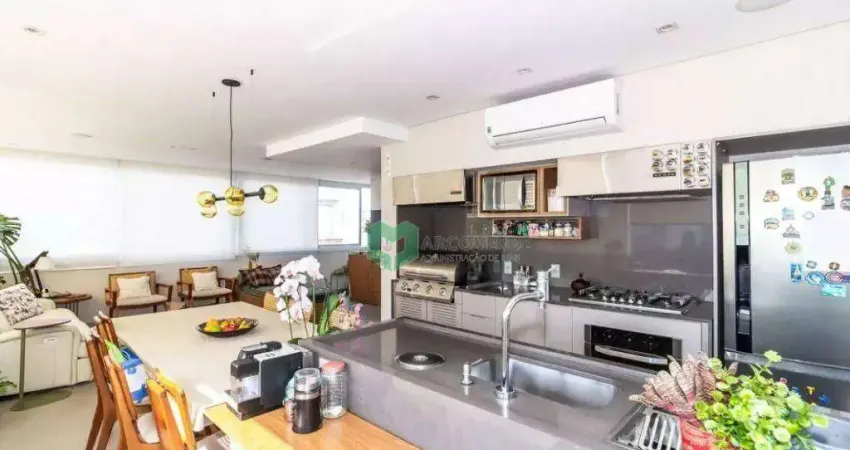 Cobertura com 3 dormitórios à venda, 185 m² por r$ 3.150.000,00 - lapa - são paulo/sp