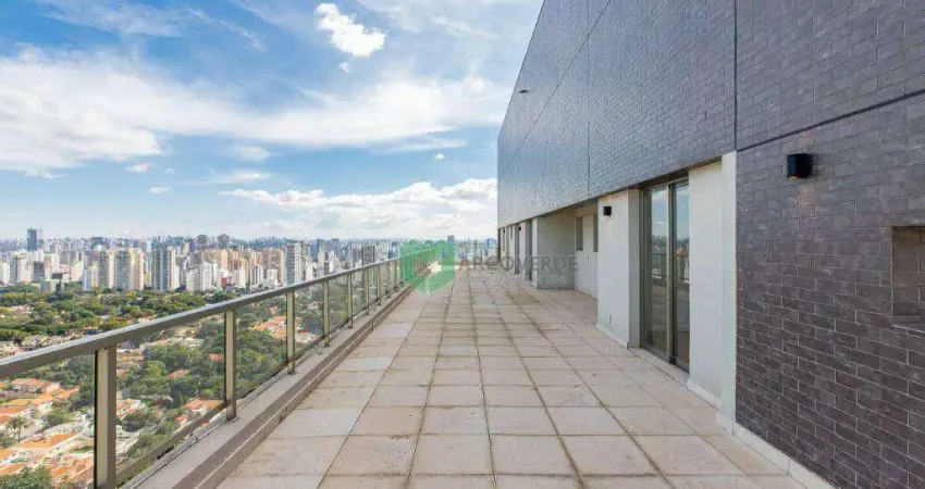 Cobertura com 5 dormitórios à venda, 839 m² por r$ 13.990.000,00 - campo belo - são paulo/sp