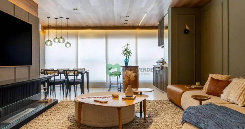 Apartamento com vista panorâmica no sofisticação e design no glass art by yoo,.