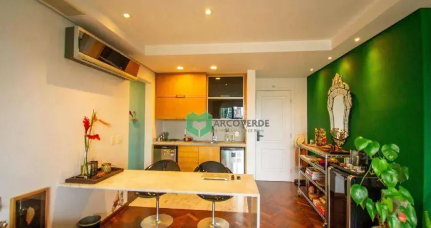 Apartamento com 1 dormitório, 54 m² - venda por r$ 1.400.000,00 ou aluguel por r$ 14.298,00/mês - pinheiros - são paulo/sp