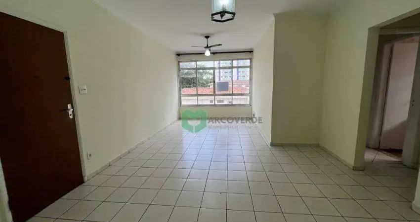 Apartamento perto da praia e  do shopping praiamar com vista  livre - aparecida - santos - 2 dms, 106 m² - r$ 580.000,00 ou r$ 4200,00 de aluguel