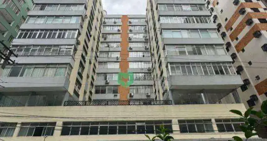 Apartamento com 3 dormitórios à venda, 163 m² por r$ 800.000,00 - praia do josé menino - santos/sp