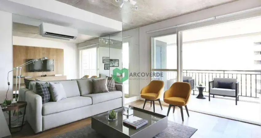 Apartamento com 1 dormitório para alugar, 70 m² por r$ 7.836,08/mês - cidade monções - são paulo/sp