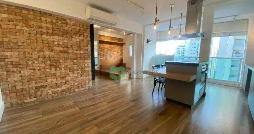 Apartamento com 1 dormitório para alugar, 45 m² por r$ 5.531,28/mês - pinheiros - são paulo/sp