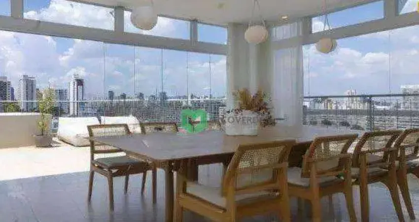 Cobertura com 2 dormitórios, sendo 1 suíte,  à venda, 197 m² por r$ 5.300.000 - vila madalena - são paulo/sp