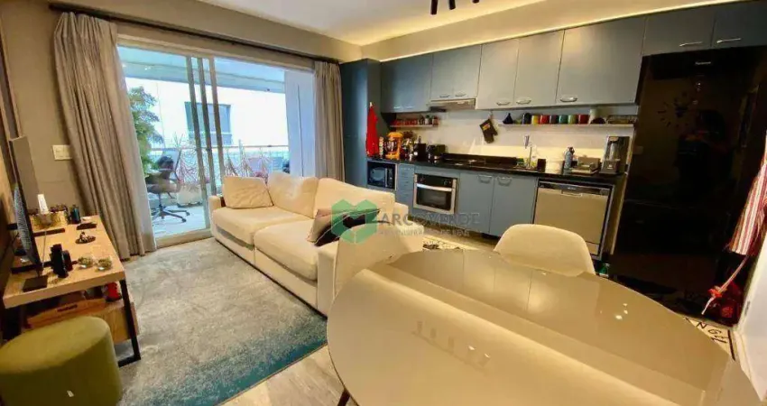 Apartamento com 1 suíte, 2 vagas, mobiliado, à venda, 53 m² por r$ 1.270.000 - vila madalena - são paulo/sp