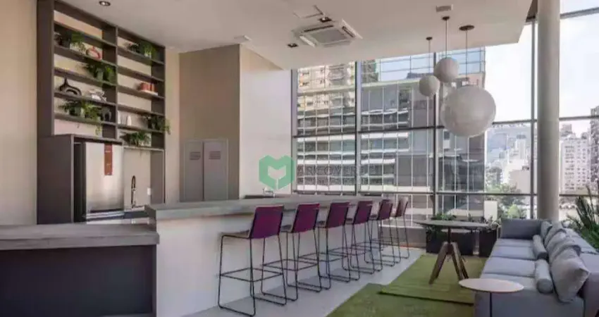 Studio com 1 quarto à venda, 21 m² por r$ 750.000 - cerqueira césar - são paulo/sp