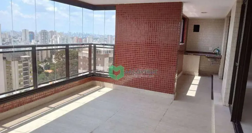 Vista panoramica cobertura com 4 quartos e 6 banheiros à venda, 433 m² por r$ 5.850.000 cod.