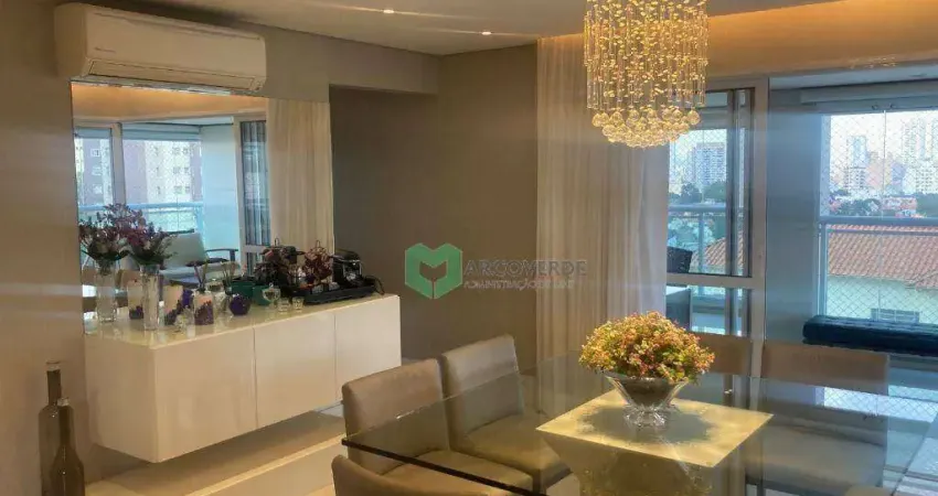 Apartamento à venda – 213m² | 3 suítes | andar alto | 3 vagas | mobiliado