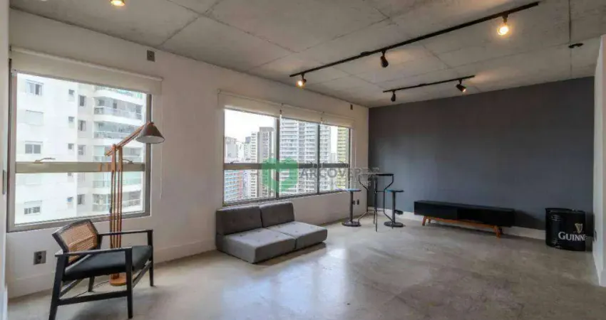 Apartamento para venda em Brooklin com 1 quarto, sendo 1 suíte , 70m².