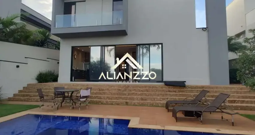 Casa residencial alto padrão condomínio alphaville ii em ribeirão preto/sp. alianzzo imóveis.
