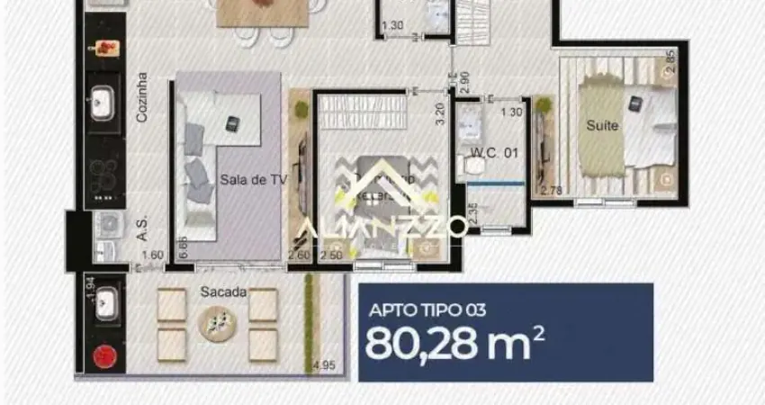 Apartamento planta no prizma residencial ribeirão preto/sp