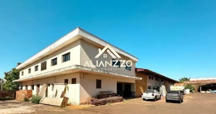 Galpão comercial no bairro parque ribeirão preto em ribeirão preto/sp. alianzzo imóveis.