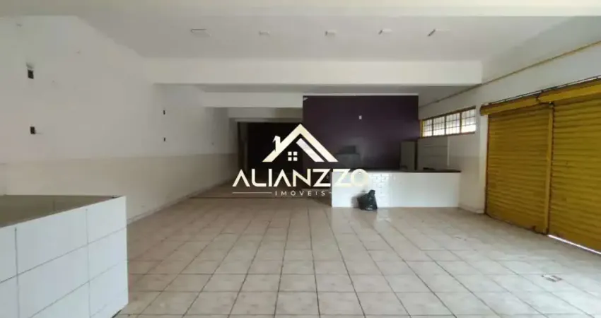 Salão comercial com 200 m² de área construída no bairro ipiranga ribeirão preto/sp. alianzzo imóveis
