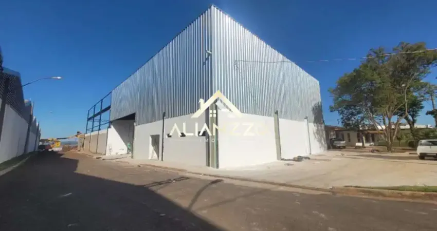 Galpão comercial padrão no bairro parque industrial em cravinhos/sp