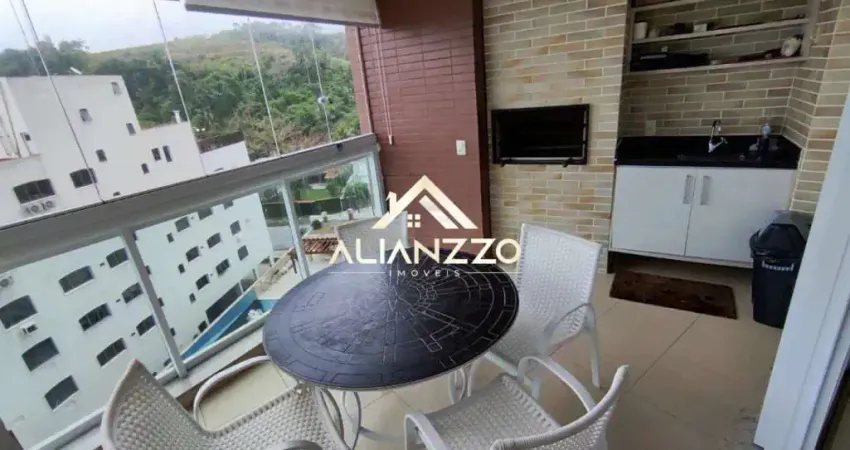Apartamento alto padrão vista mar mobilado em guarujá/sp. alianzzo imóveis.