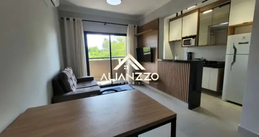 Apartamento mobiliado - locação - jardim recreio - ribeirão preto/sp