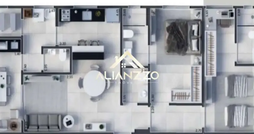 Apartamento padrão bairro jardim nova aliança em ribeirão preto/sp. alianzzo imóveis.