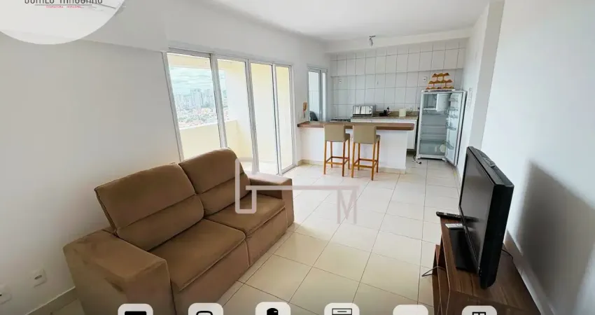 Edifício Trio Home Mobiliado Apartamento com 54 m², 1 suíte com ar-condicionado
