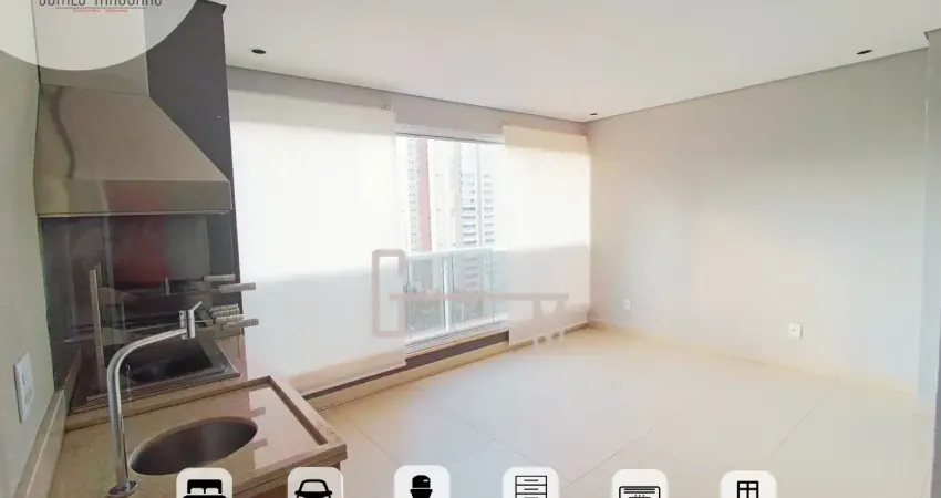 Edifício Uber Gaudi Apartamento com 127 m², 3 suítes, lavabo, sala 3 ambientes, cozinha com armários, varanda gourmet com envidraçamento