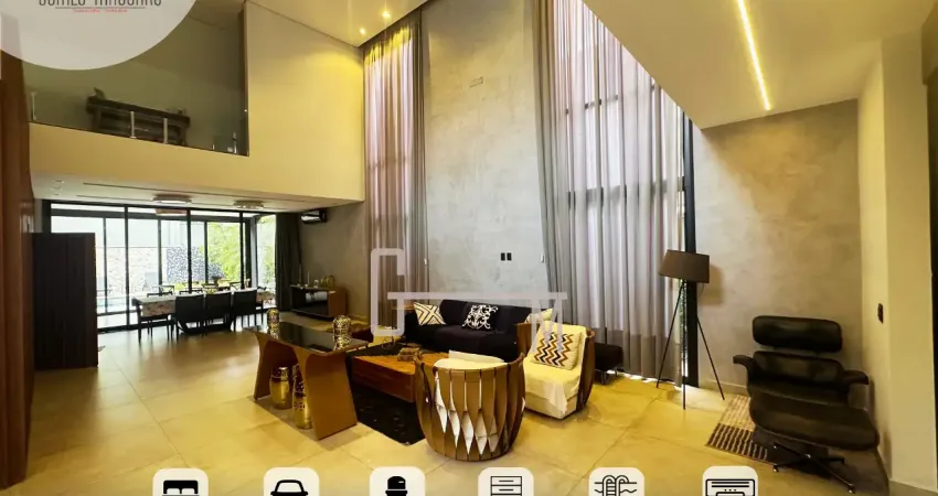 Condomínio Bela Vista Belíssimo sobrado 473 m² de área construída, 4 suítes completas em armários planejados e ar-condicionado,