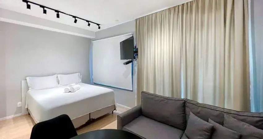 Studio com 1 quarto e mobiliado, 27 m² na zona sul em vila nova conceição, são paulo