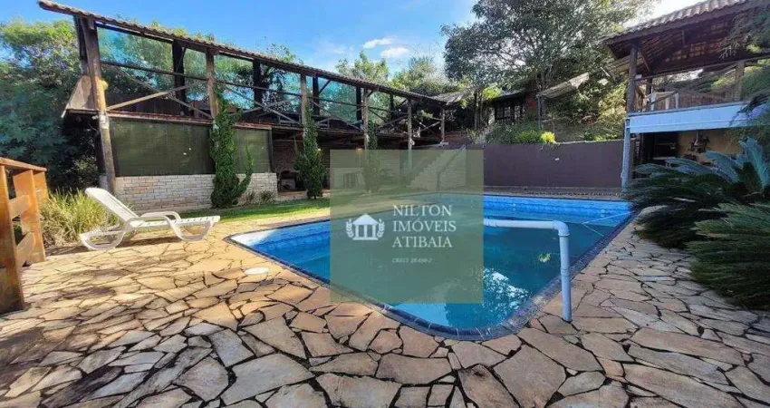 Casa com 4 dormitórios à venda, 480 m² por r$ 1.200.000,00 - vale das flores - atibaia/sp