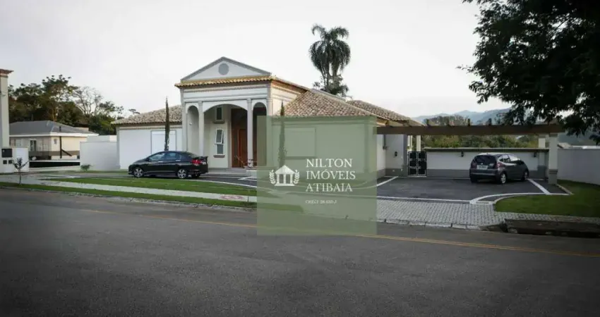 Casa com 5 suítes à venda, 480 m² por r$ 5.300.000 - condominio porto atibaia - atibaia/sp