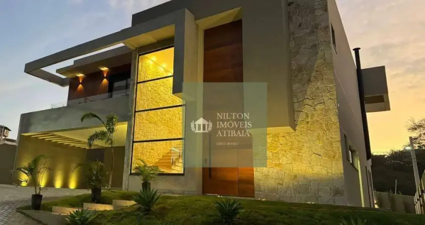 Casa com 5 dormitórios 4 suítes à venda, 302 m² por r$ 3.200.000 - condomínio reserva são nicolau - atibaia/sp