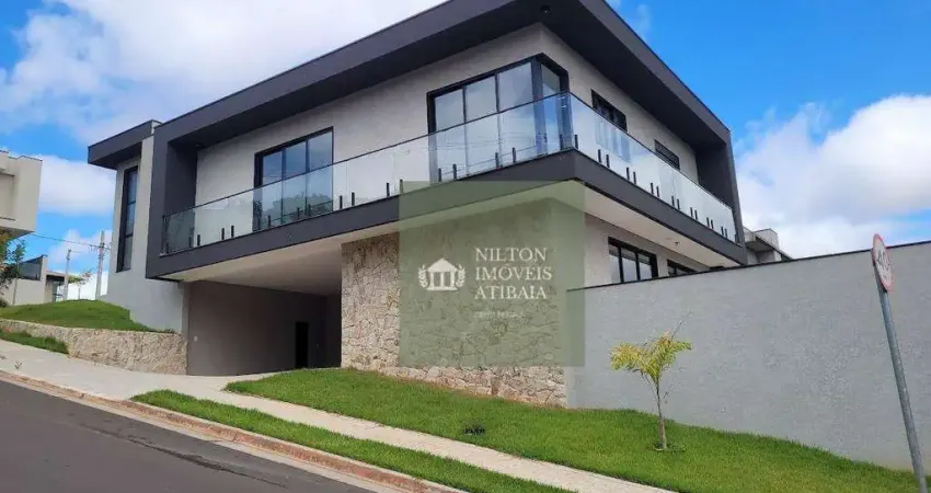 Casa com 4 dormitórios 3 suítes à venda, 339 m² por r$ 2.250.000 - condomínio reserva são nicolau - atibaia/sp