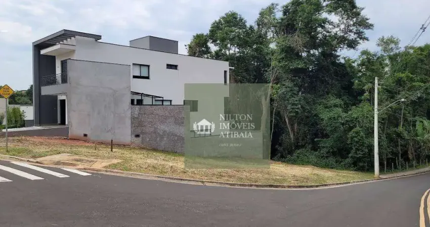 Terreno à venda com projeto aprovado, 375 m² por r$ 530.000 - condomínio reserva são nicolau - atibaia/sp