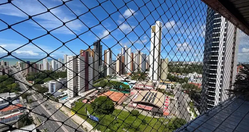 Apartamento a venda, 167m², 4 quartos, na Epitácio Pessoa, vista Panorâmica do Mar