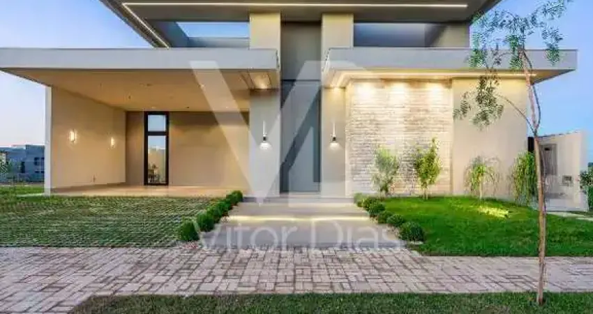 Casa de alto padrão à venda em condomínio unique higienópolis, rondonópolis | 3 suítes, 414m² de terreno